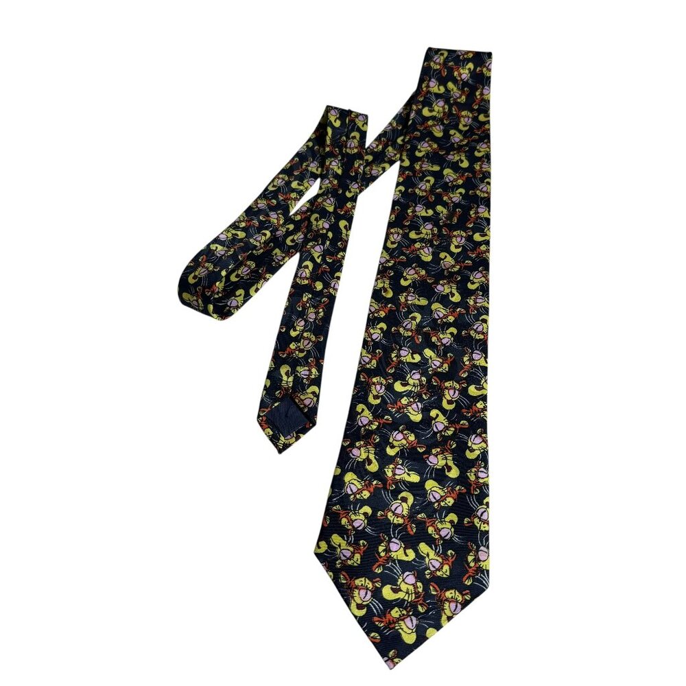 Vintage Disney Tigger Tie – All-Over Print – EUC